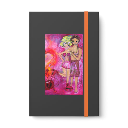 Roller Dawl And Her Dandy Color Contrast Notebook - Ruled