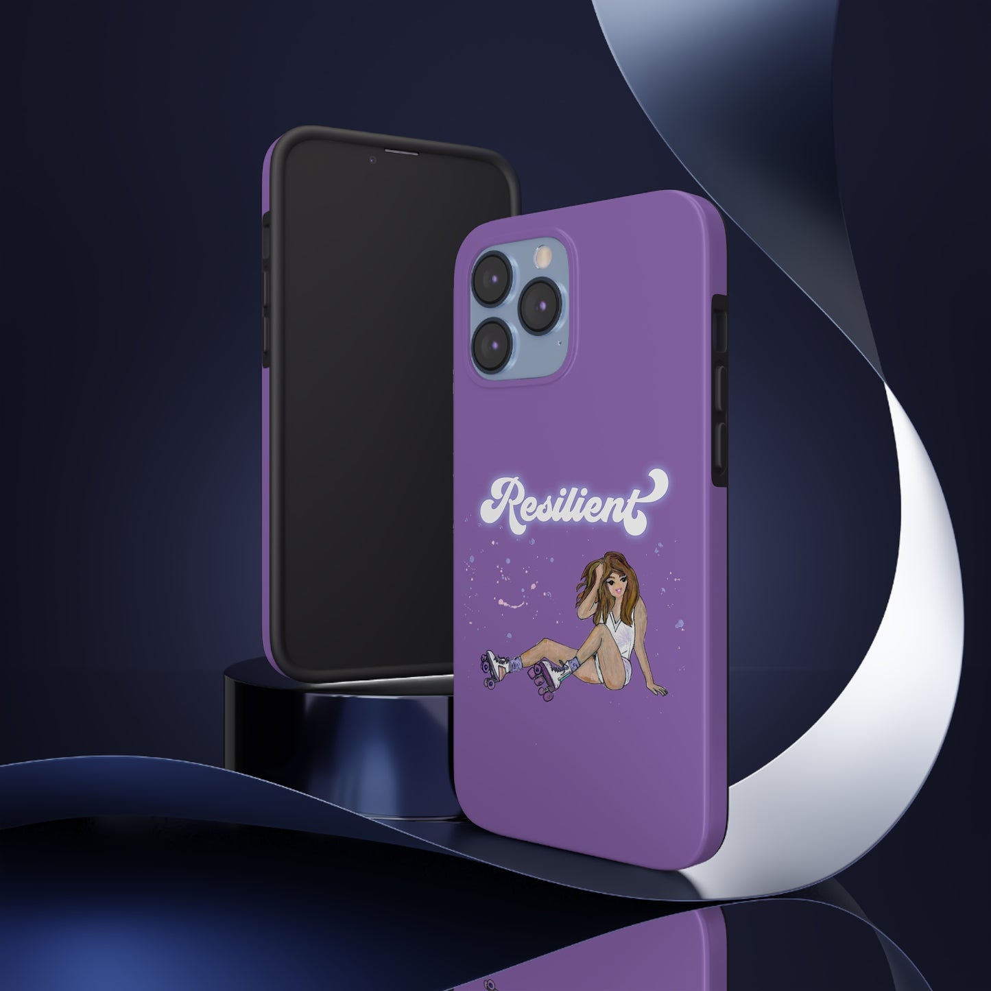 Resilient - Purple Tough Phone Case