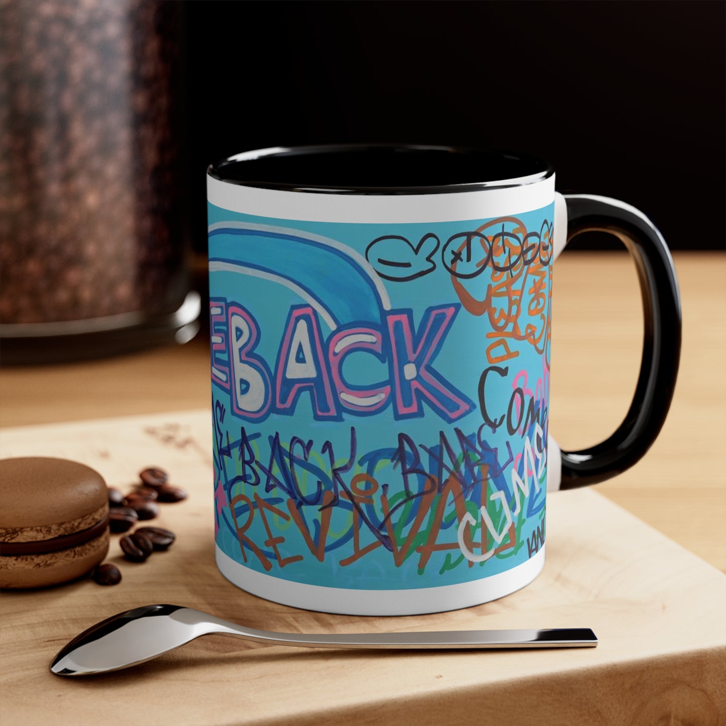 Arte Of The Comeback Accent Coffee Mug