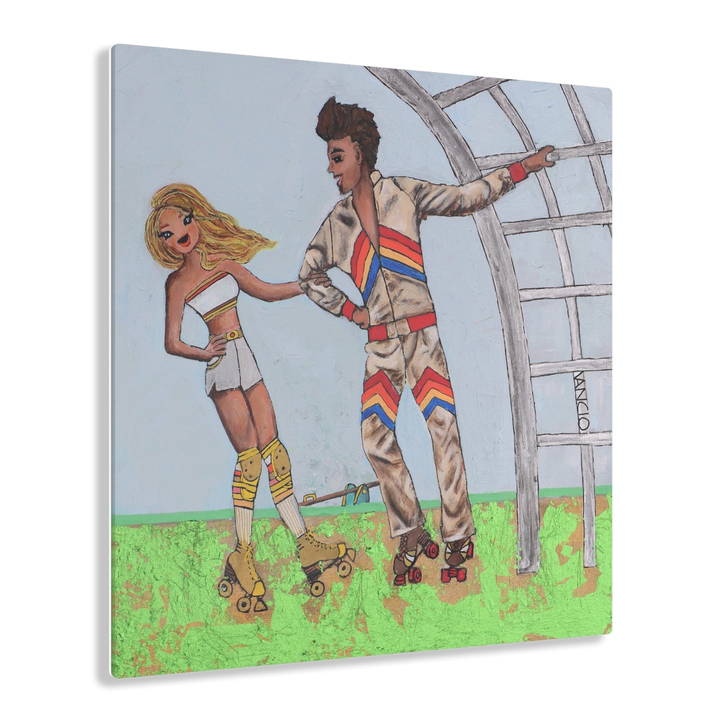Love And The Jungle Gym Acrylic Print