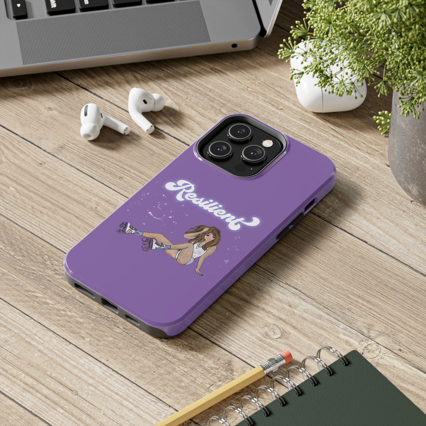 Resilient - Purple Tough Phone Case