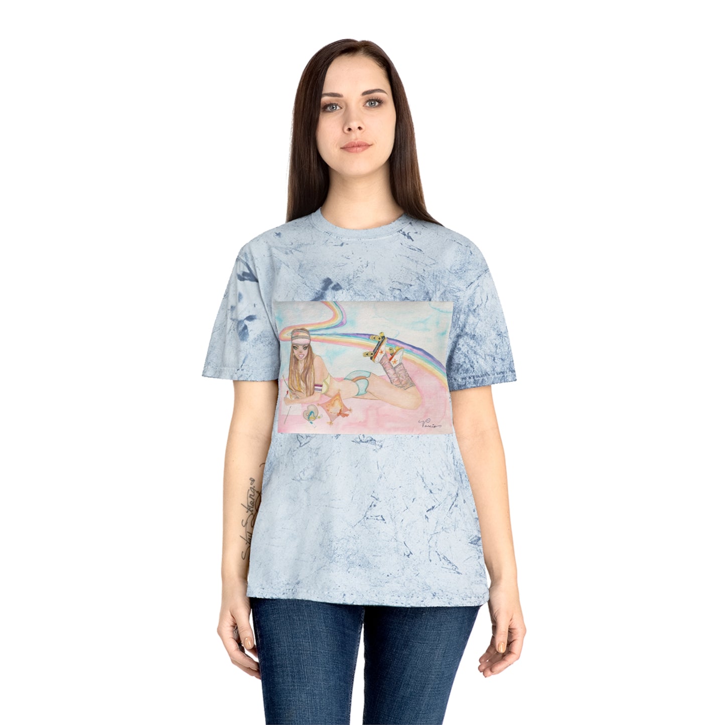 Ride The Rainbow Unisex Color Blast T-Shirt