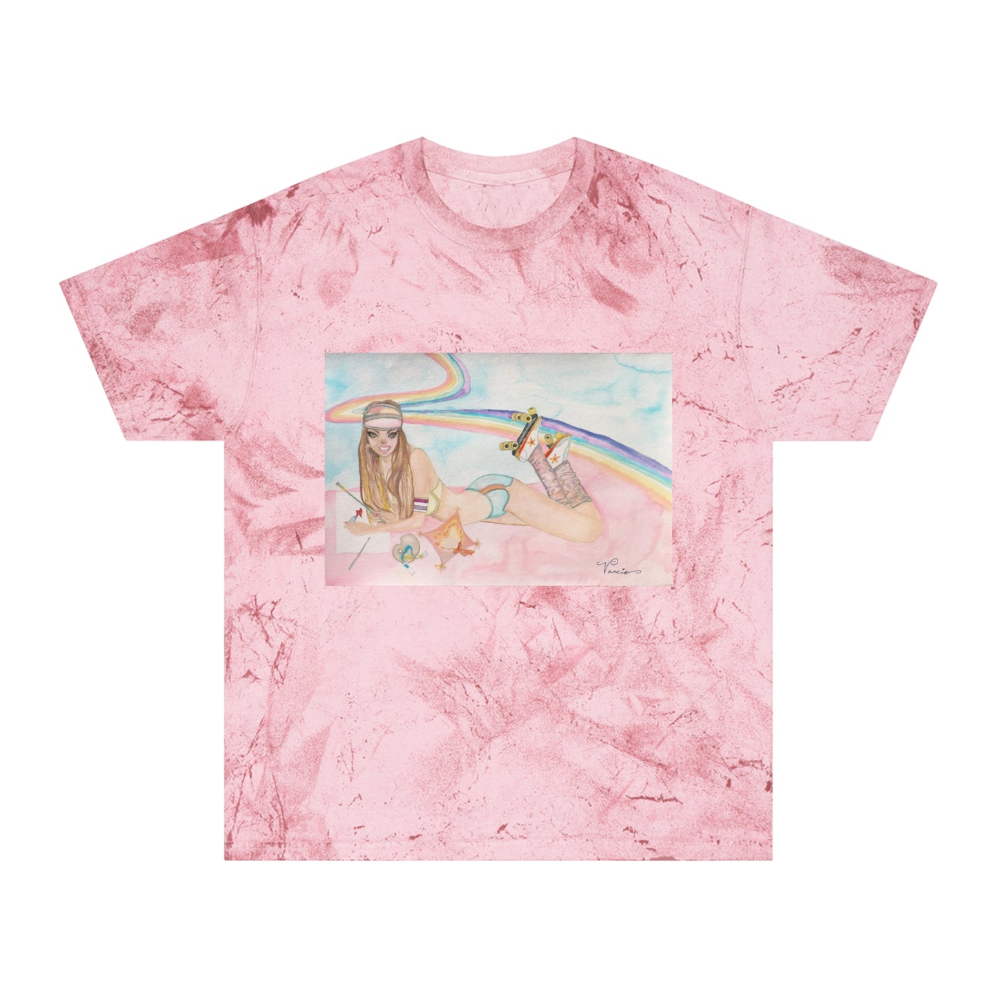 Ride The Rainbow Unisex Color Blast T-Shirt