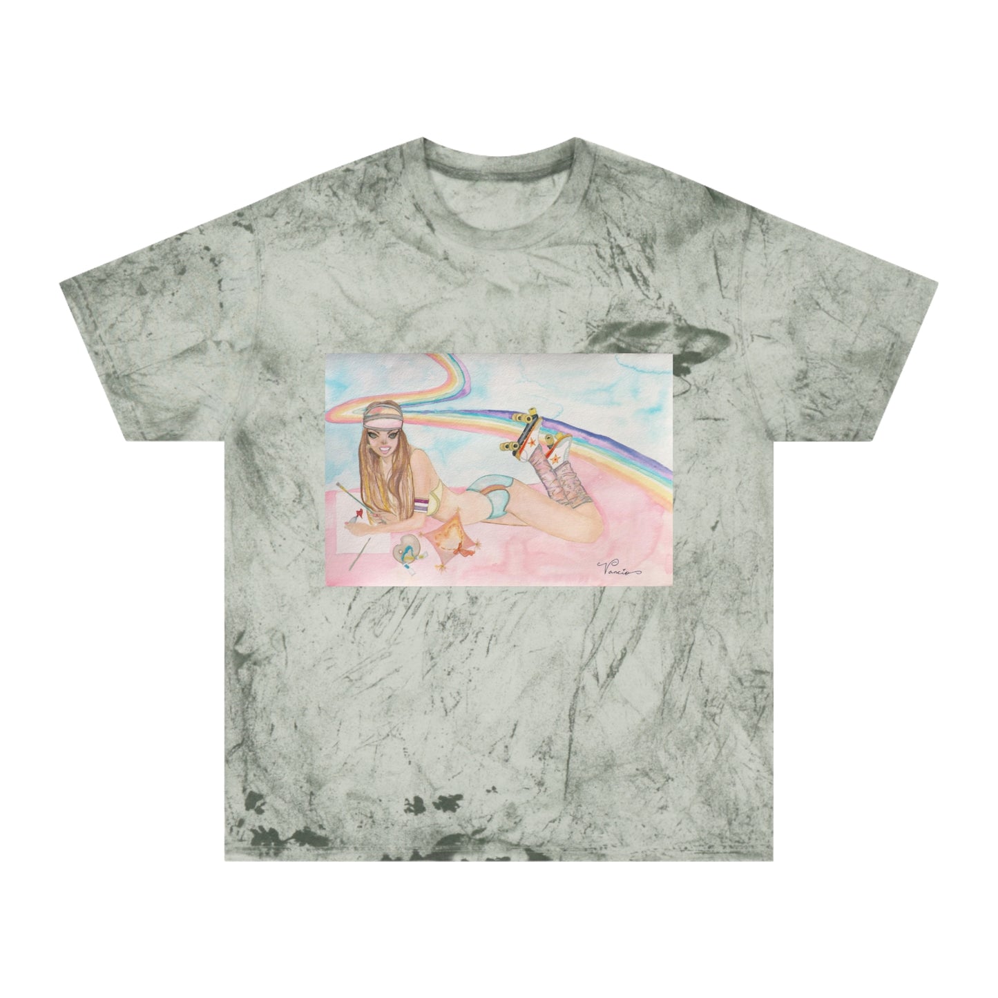 Ride The Rainbow Unisex Color Blast T-Shirt