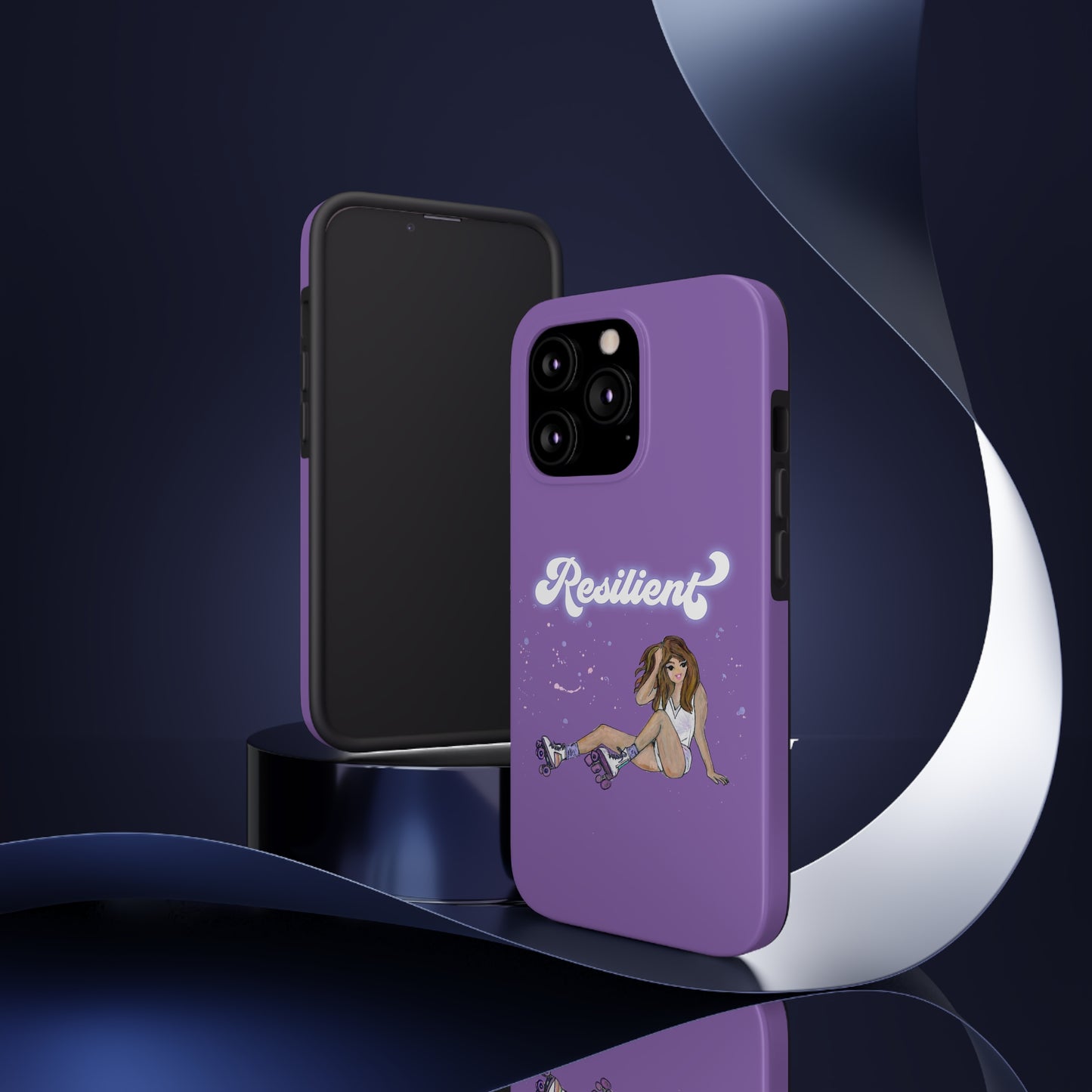 Resilient - Purple Tough Phone Case