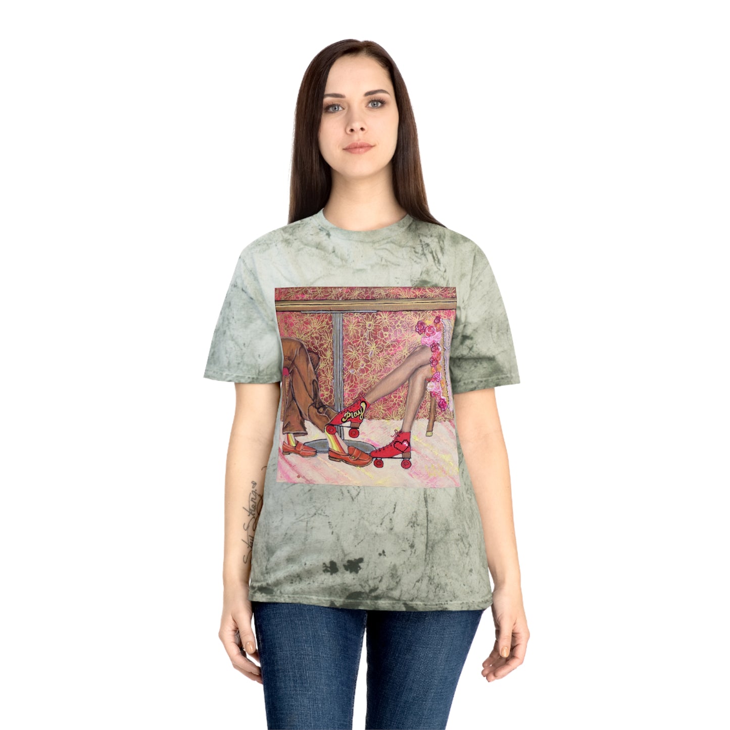 Skate Flirtsies Unisex Color Blast T-Shirt