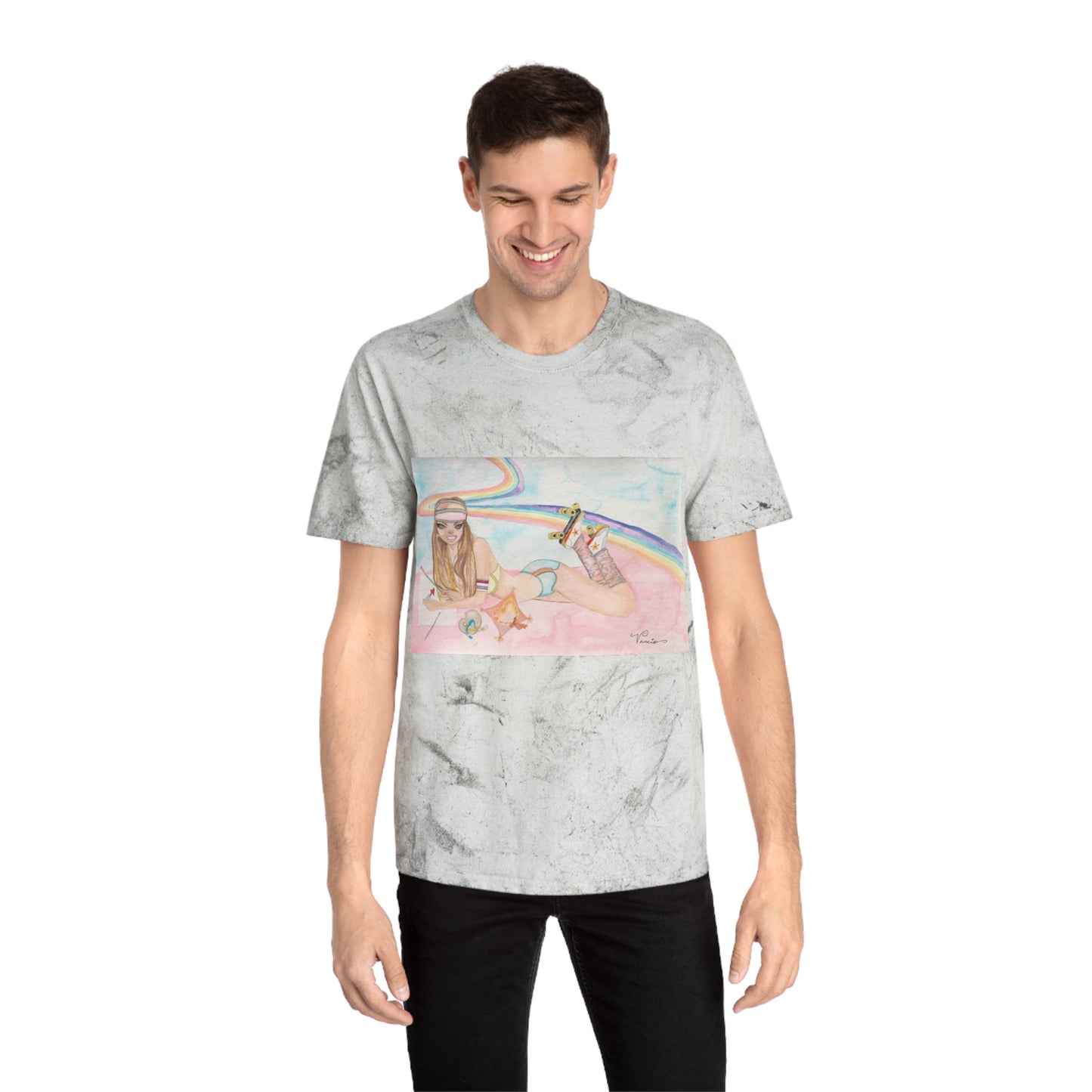Ride The Rainbow Unisex Color Blast T-Shirt