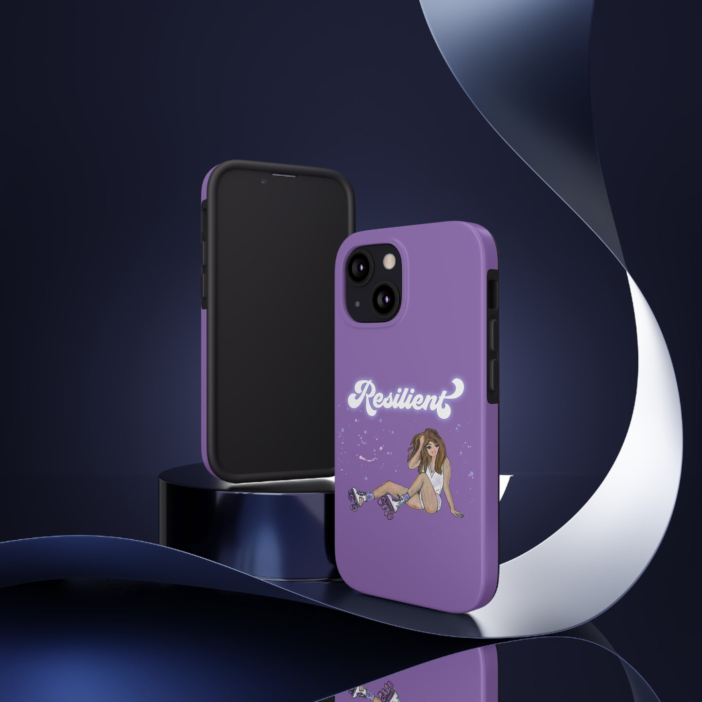 Resilient - Purple Tough Phone Case