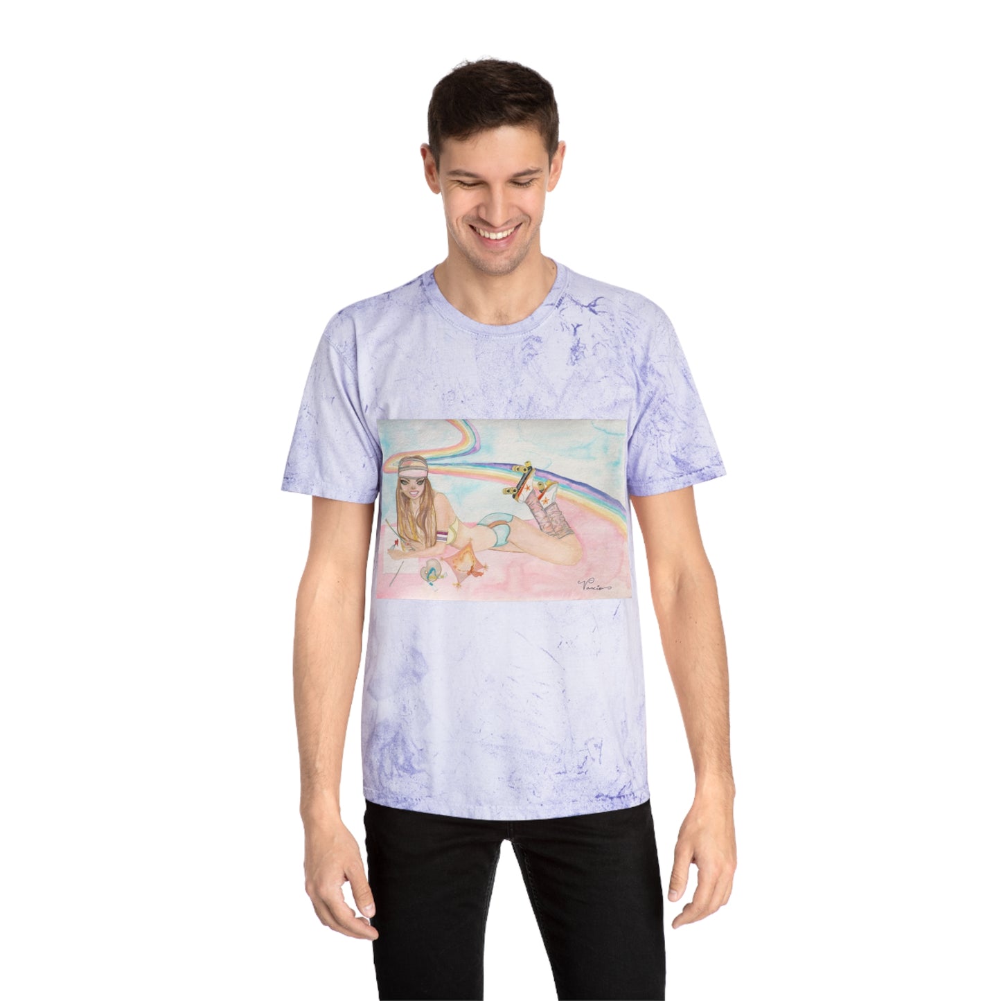 Ride The Rainbow Unisex Color Blast T-Shirt