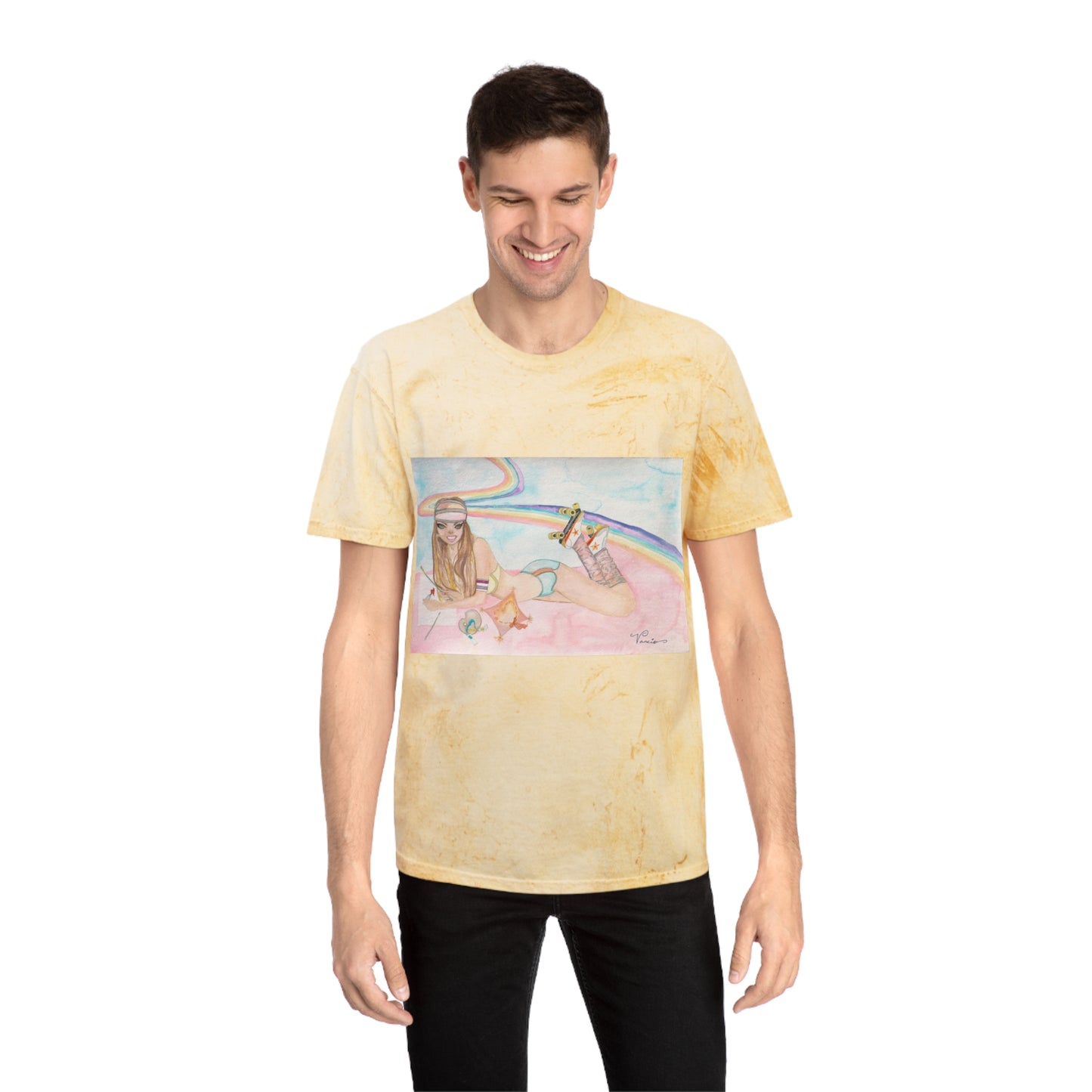 Ride The Rainbow Unisex Color Blast T-Shirt