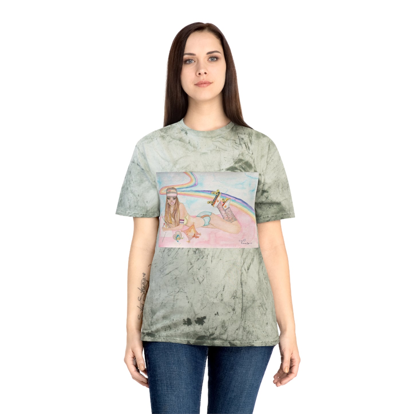 Ride The Rainbow Unisex Color Blast T-Shirt