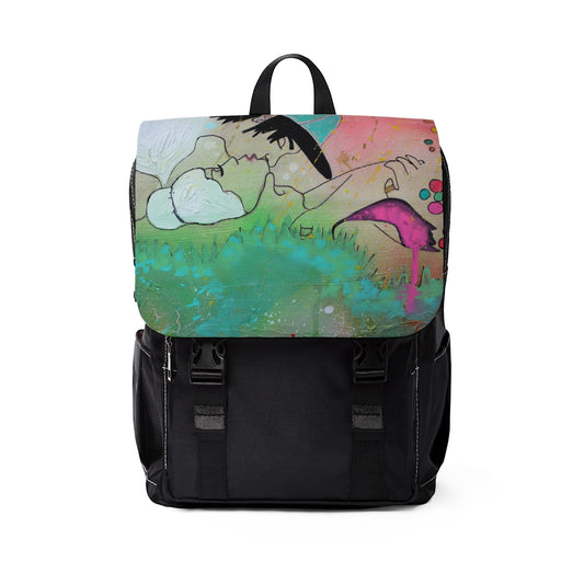 Upside Down Kisses Unisex Backpack