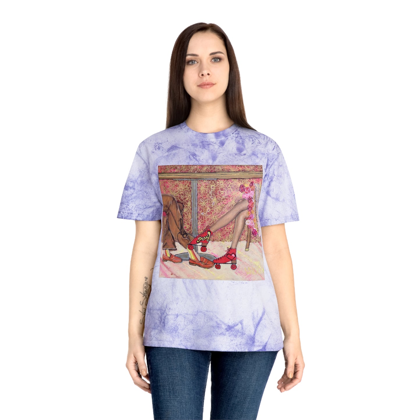Skate Flirtsies Unisex Color Blast T-Shirt
