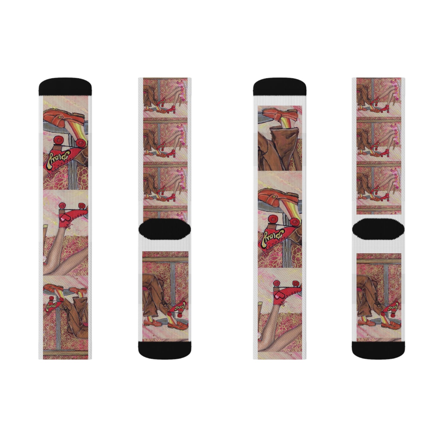 Skate Flirtsies Socks