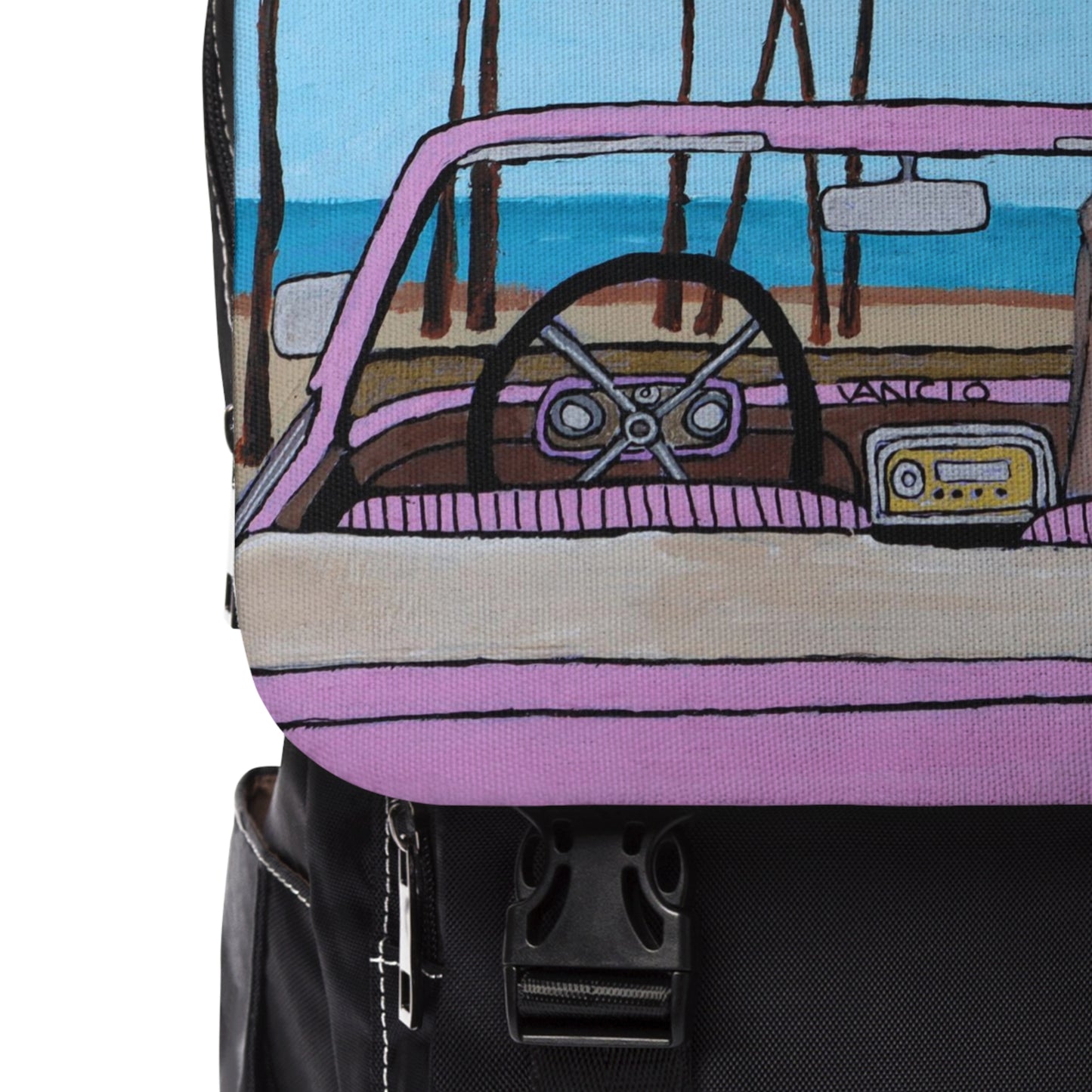 Roller Beach Babe Unisex Backpack