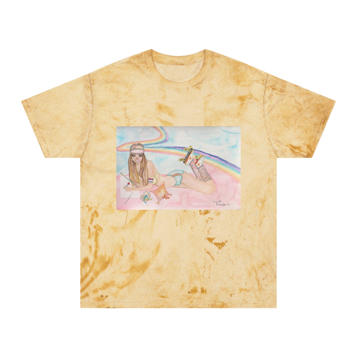 Ride The Rainbow Unisex Color Blast T-Shirt