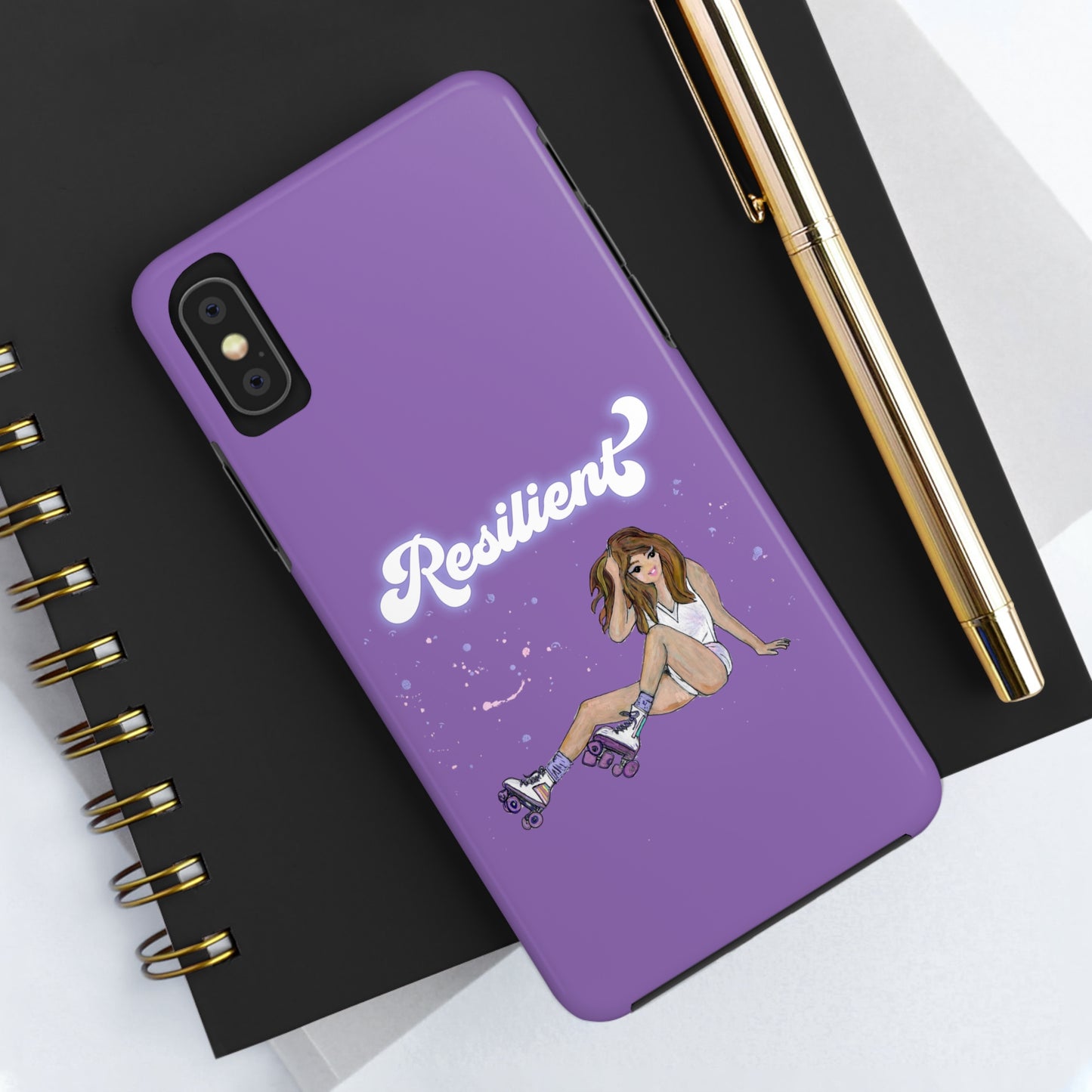 Resilient - Purple Tough Phone Case