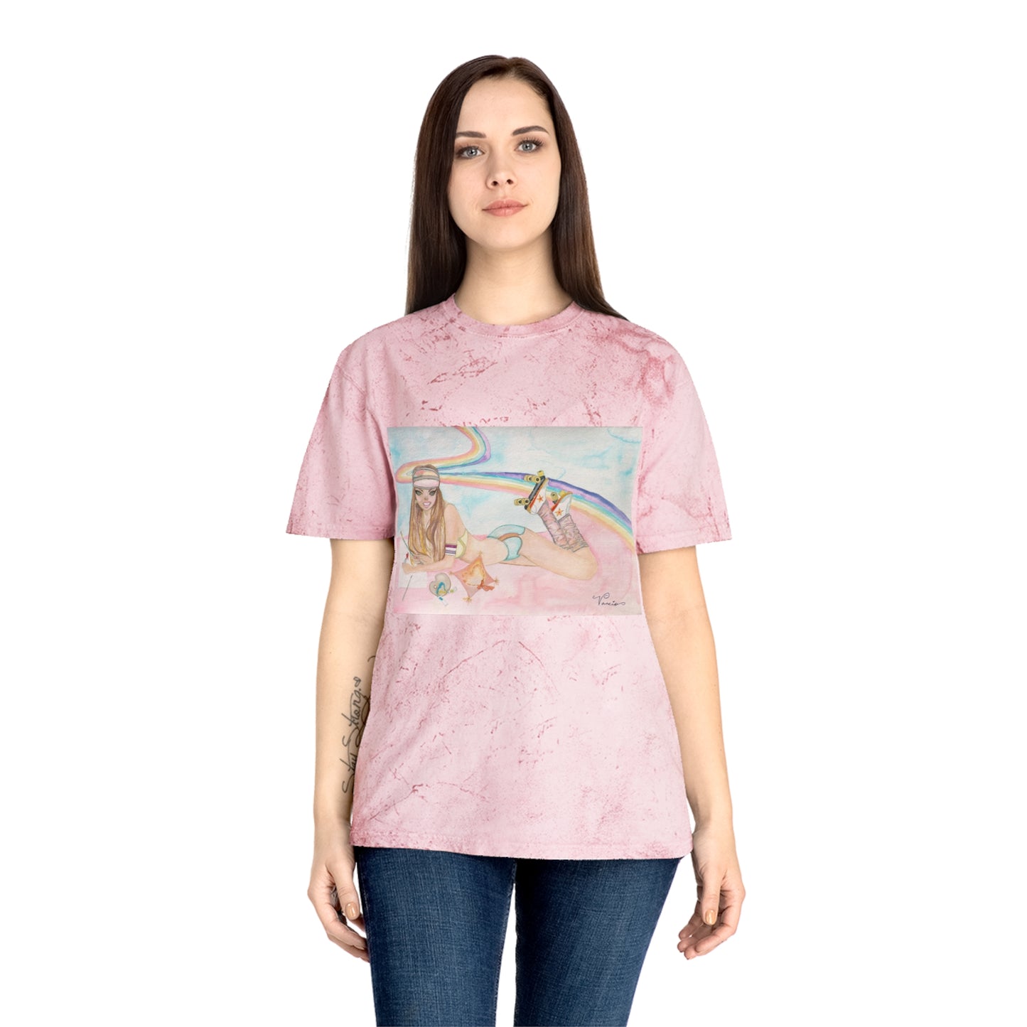 Ride The Rainbow Unisex Color Blast T-Shirt
