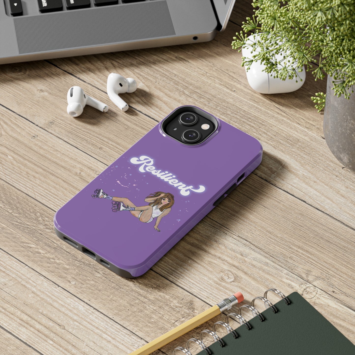 Resilient - Purple Tough Phone Case
