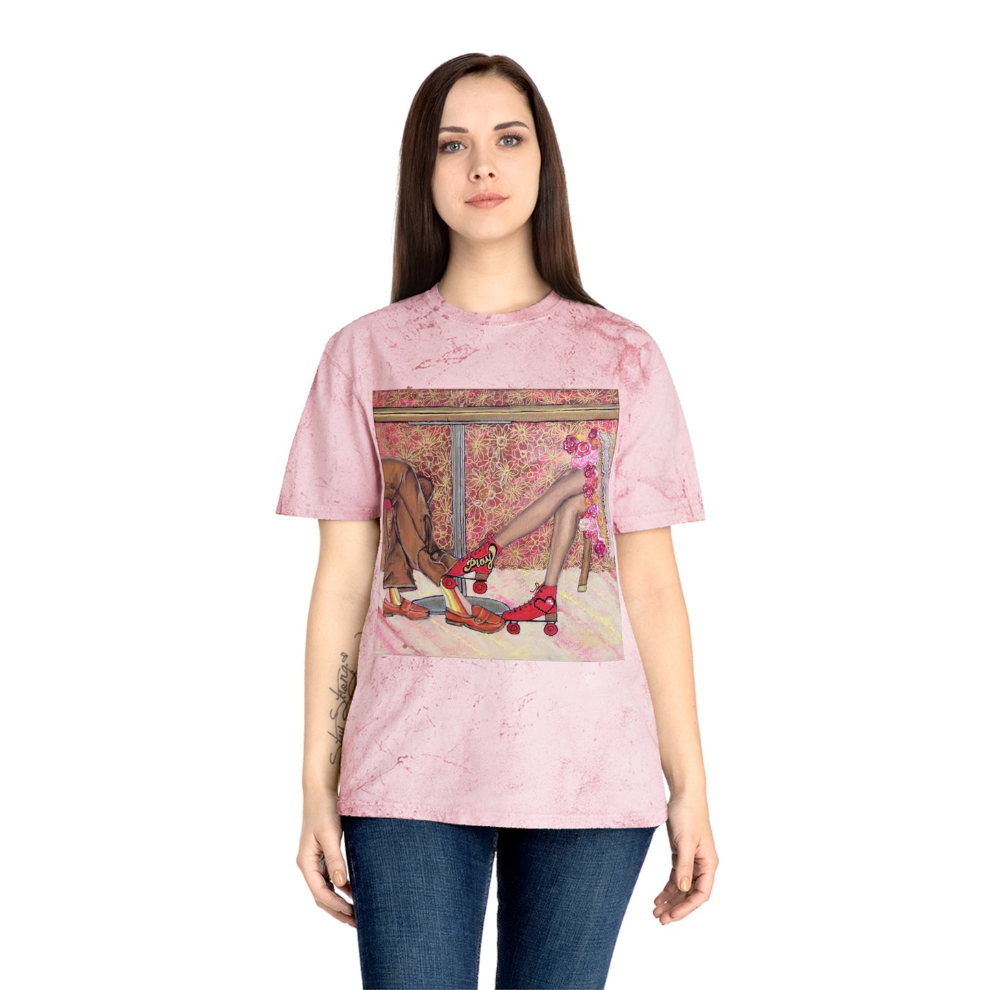 Skate Flirtsies Unisex Color Blast T-Shirt