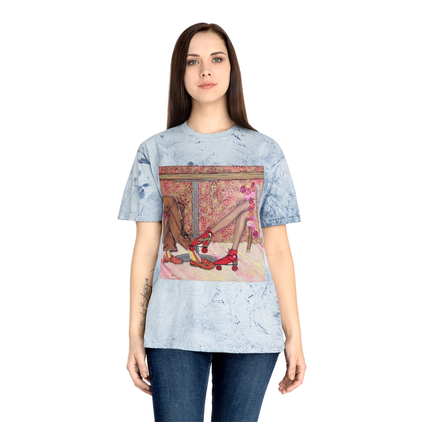 Skate Flirtsies Unisex Color Blast T-Shirt