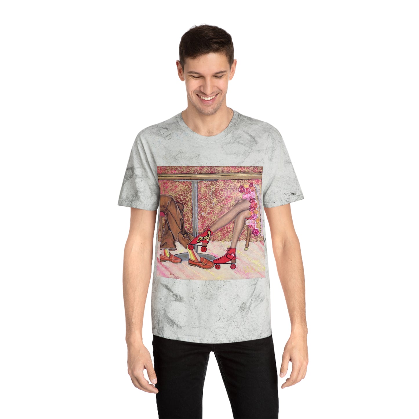 Skate Flirtsies Unisex Color Blast T-Shirt