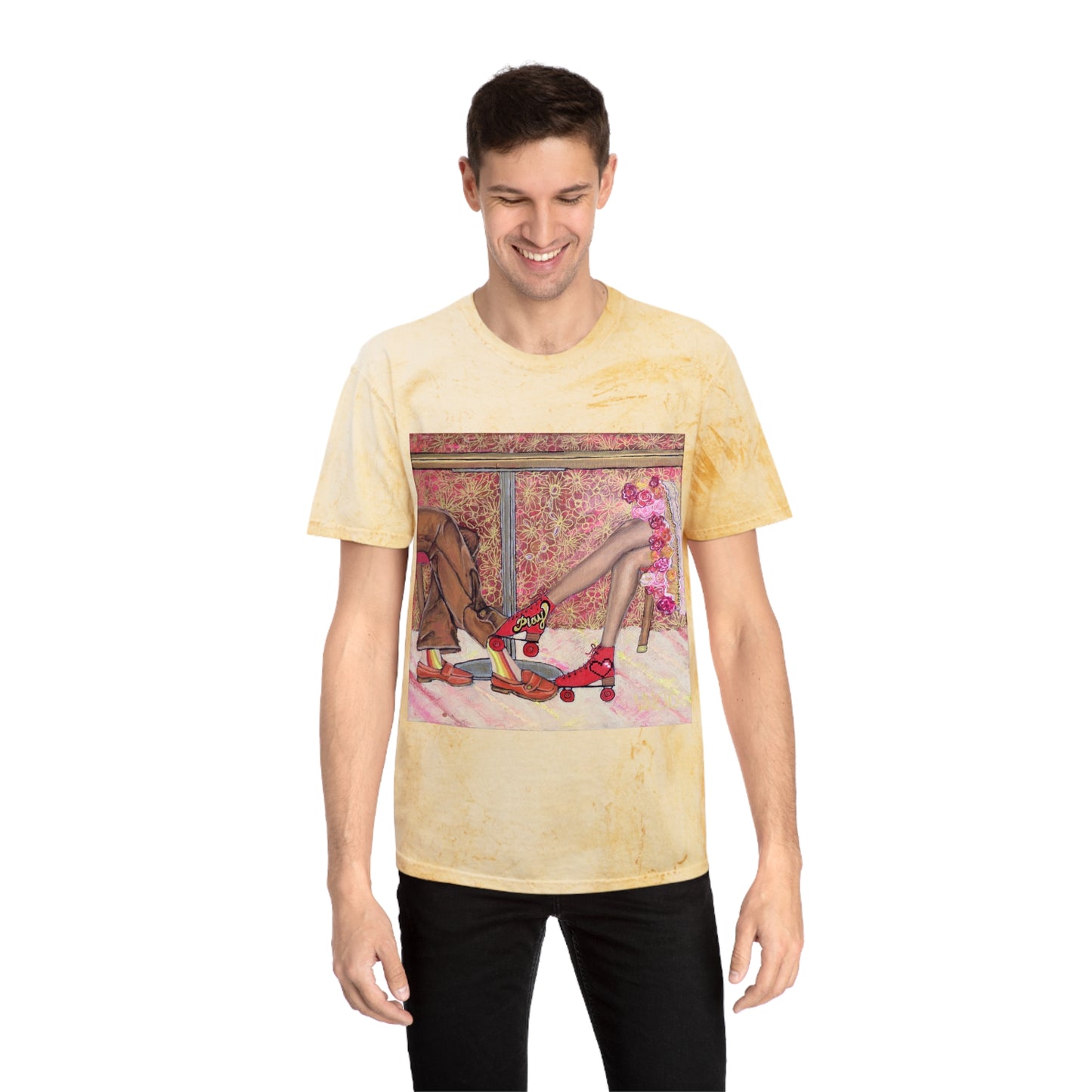 Skate Flirtsies Unisex Color Blast T-Shirt