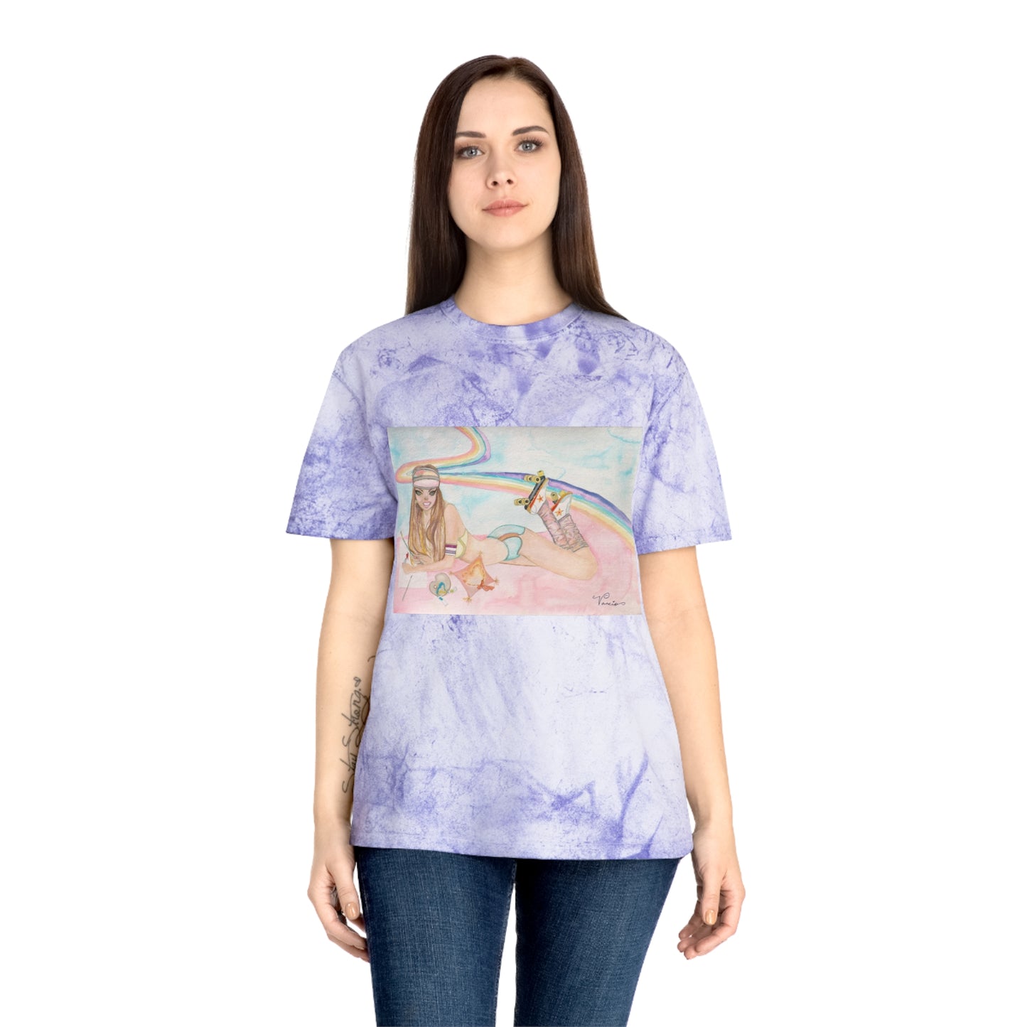 Ride The Rainbow Unisex Color Blast T-Shirt