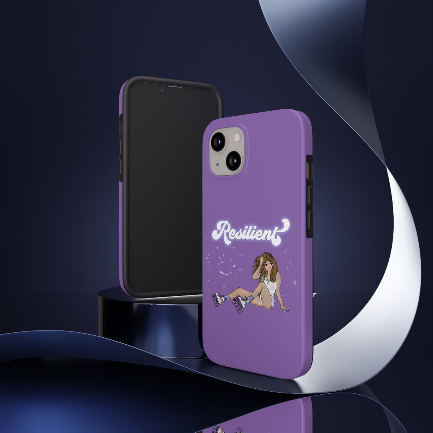 Resilient - Purple Tough Phone Case
