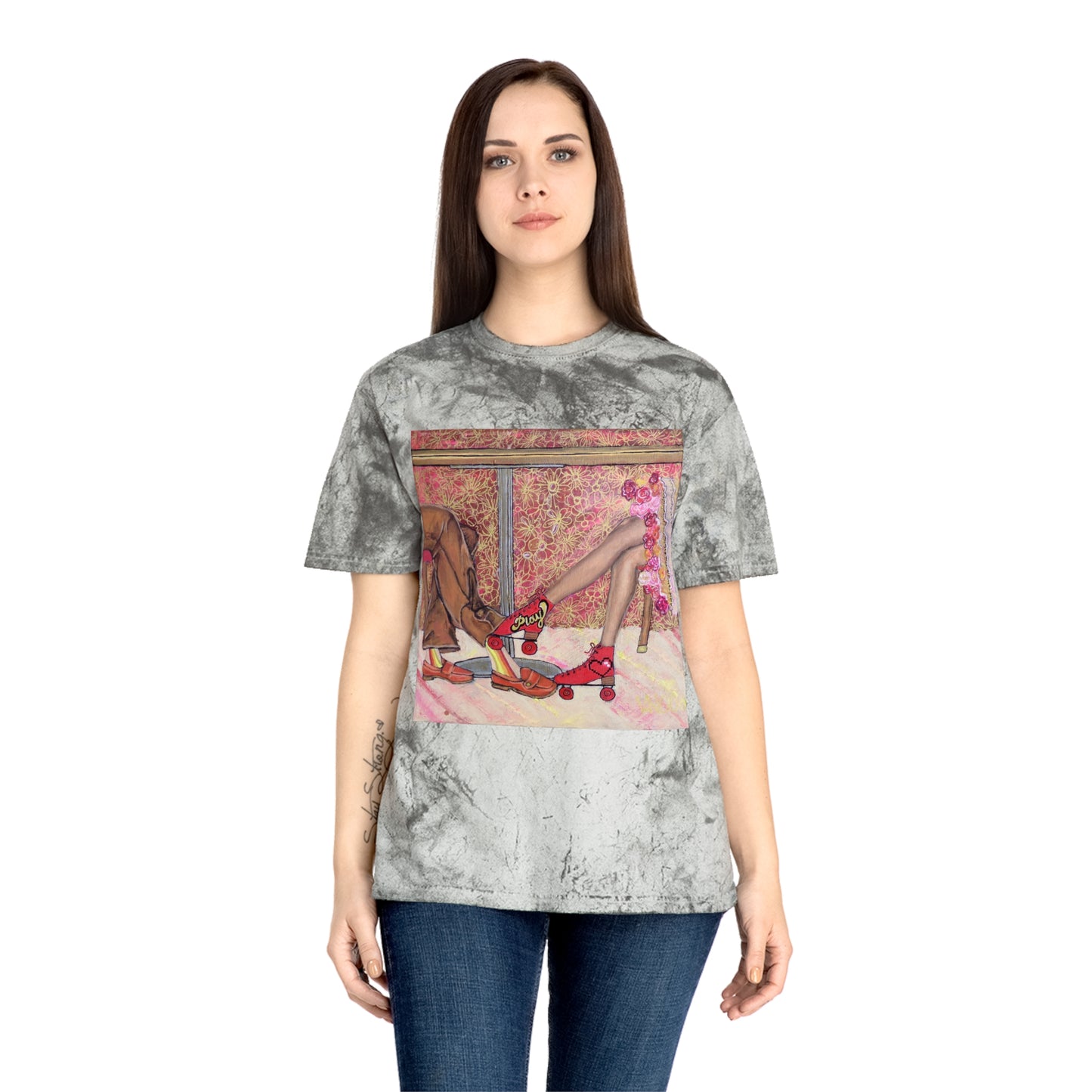 Skate Flirtsies Unisex Color Blast T-Shirt