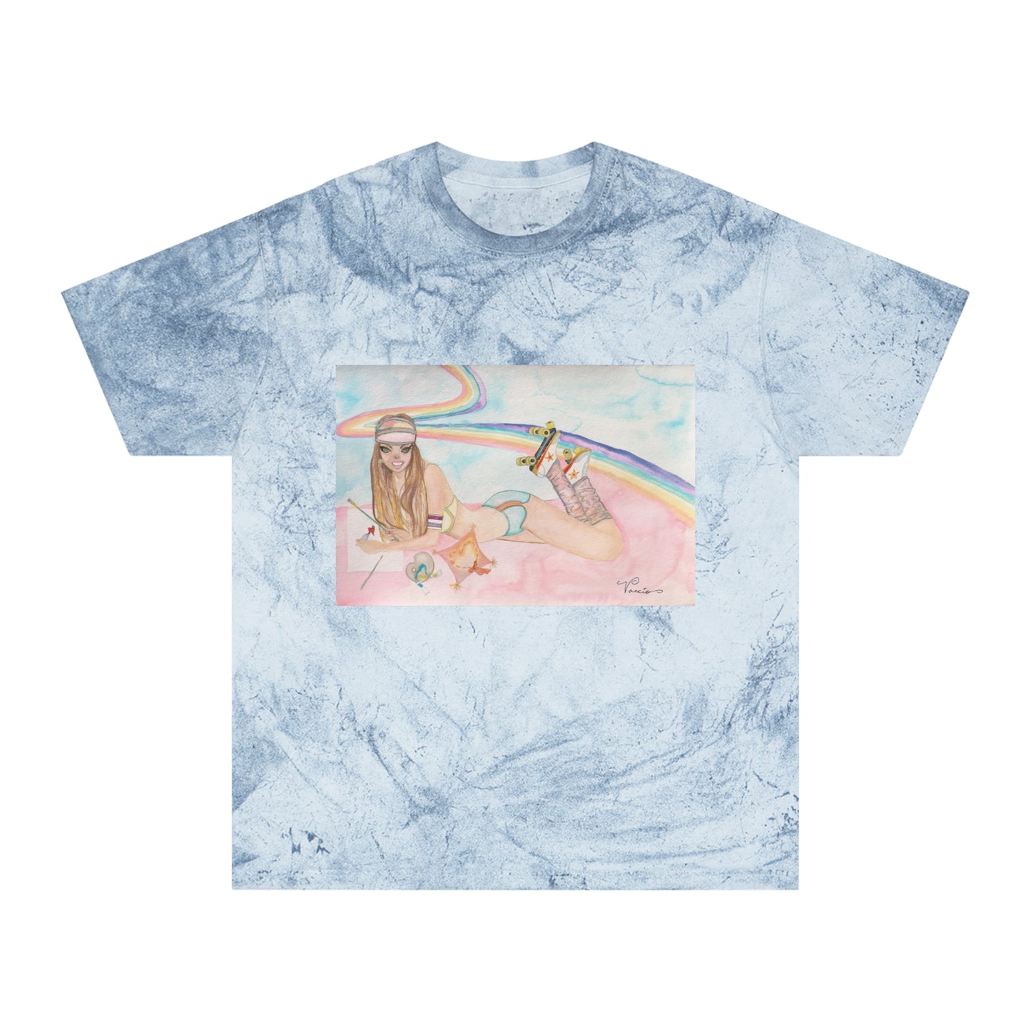 Ride The Rainbow Unisex Color Blast T-Shirt