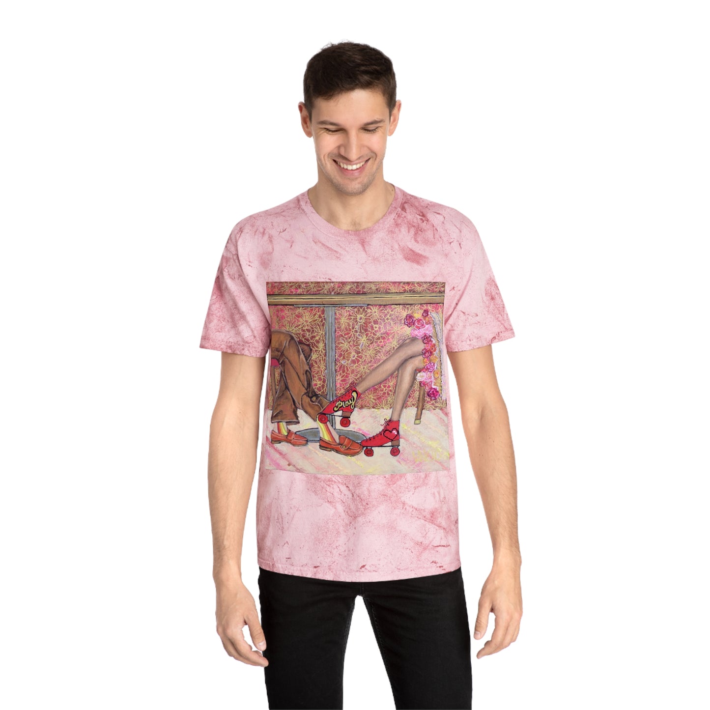 Skate Flirtsies Unisex Color Blast T-Shirt
