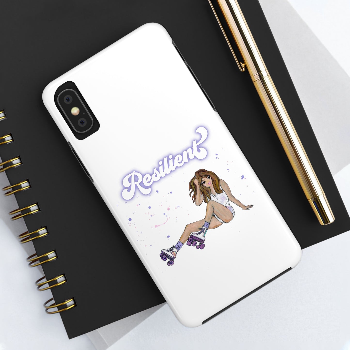 Resilient - White Tough Phone Case