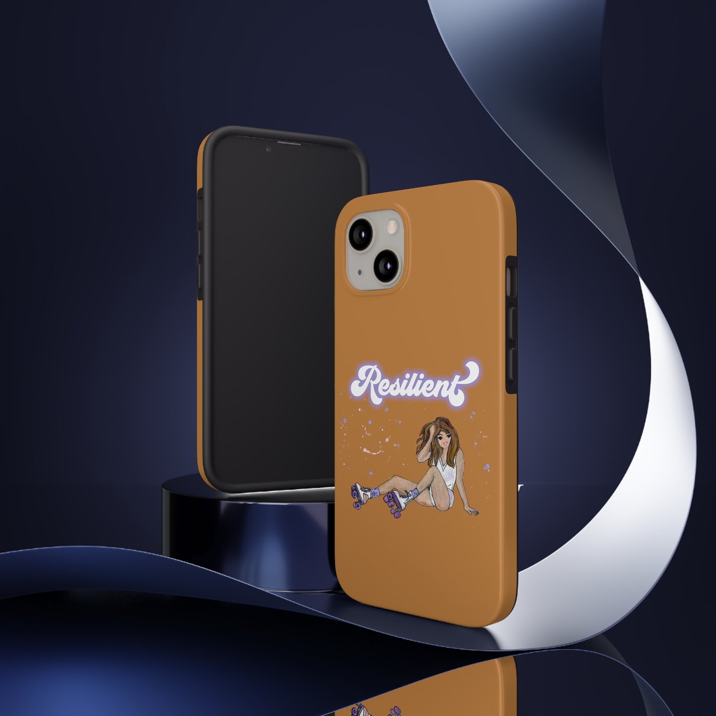 Resilient - Vintage Golden Brown Tough Phone Case
