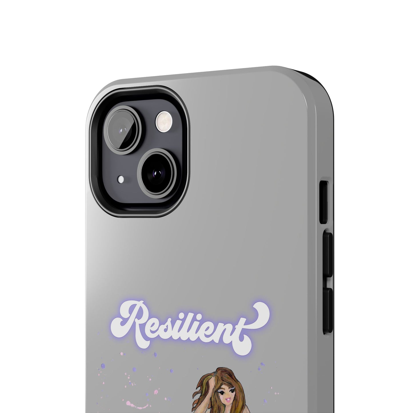 Resilient - Silvery Tough Phone Case