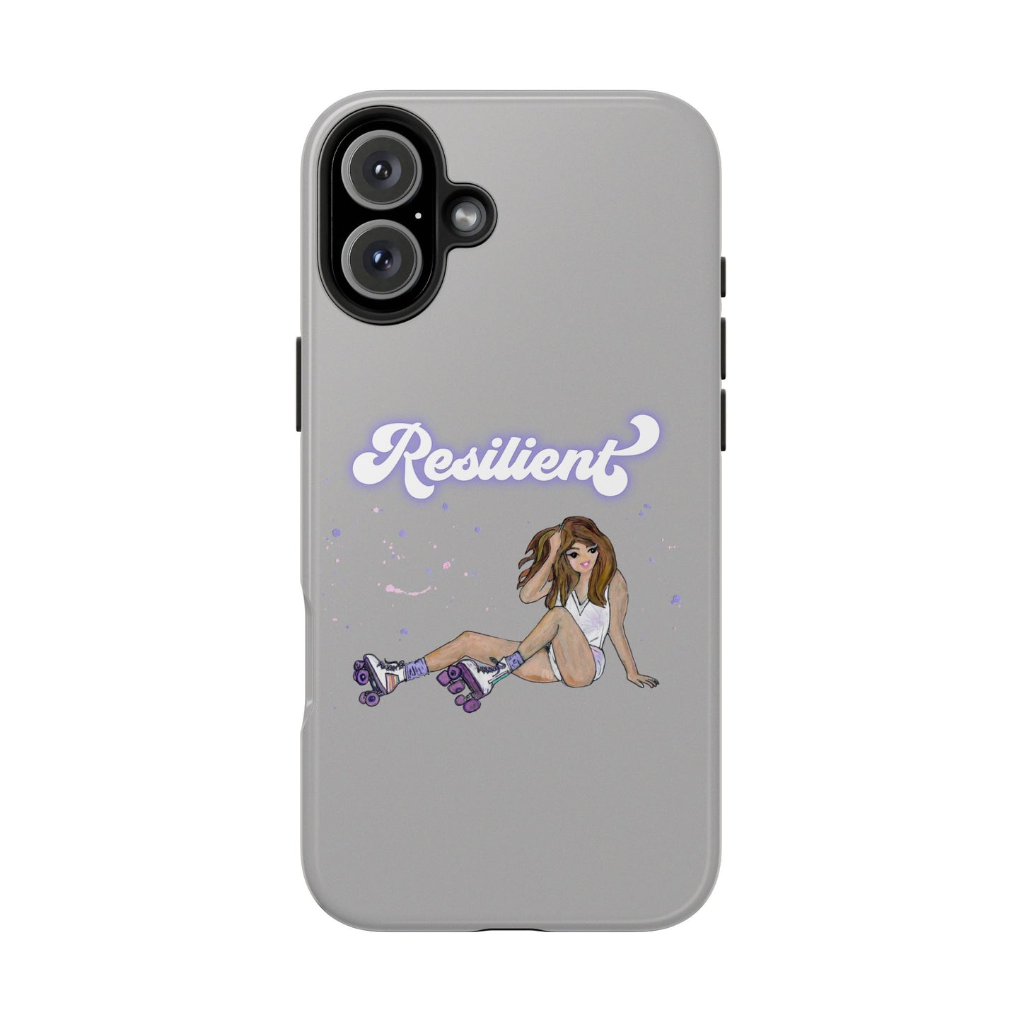 Resilient - Silvery Tough Phone Case