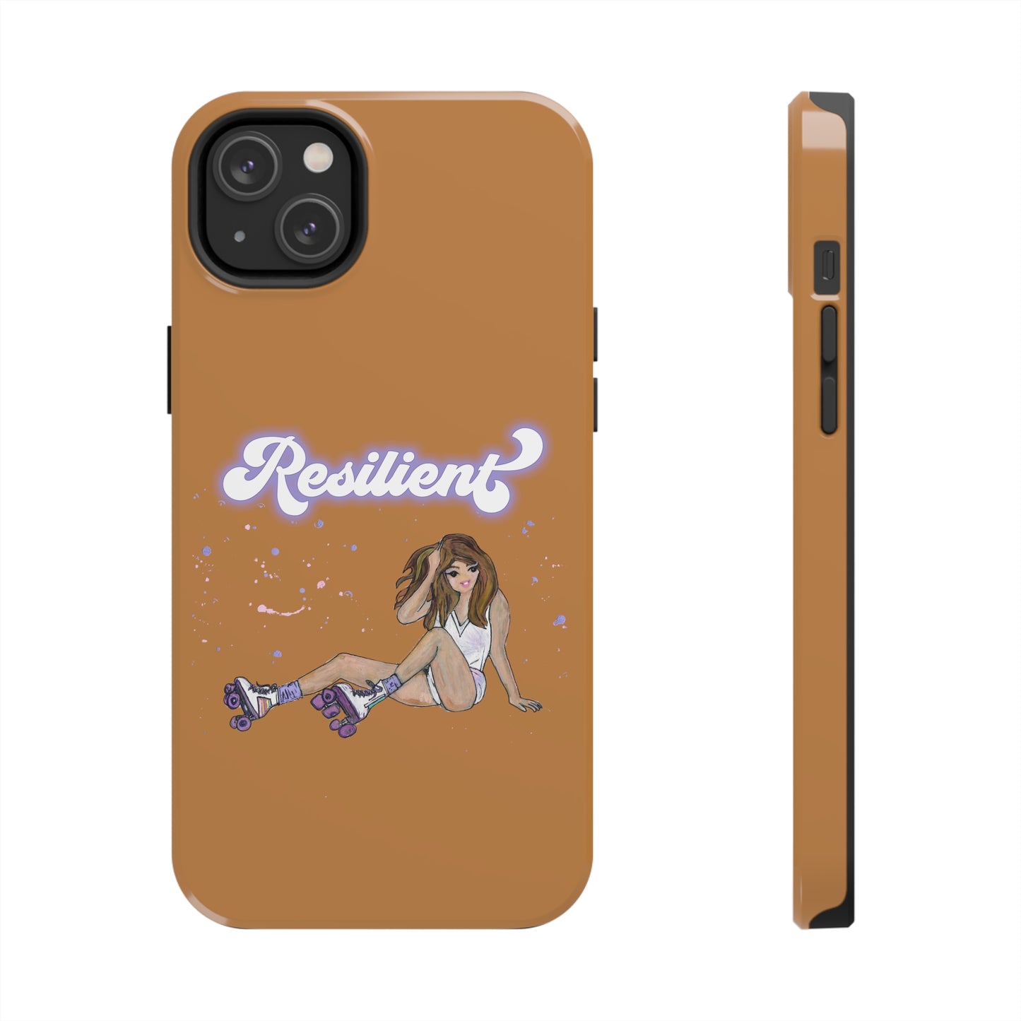 Resilient - Vintage Golden Brown Tough Phone Case