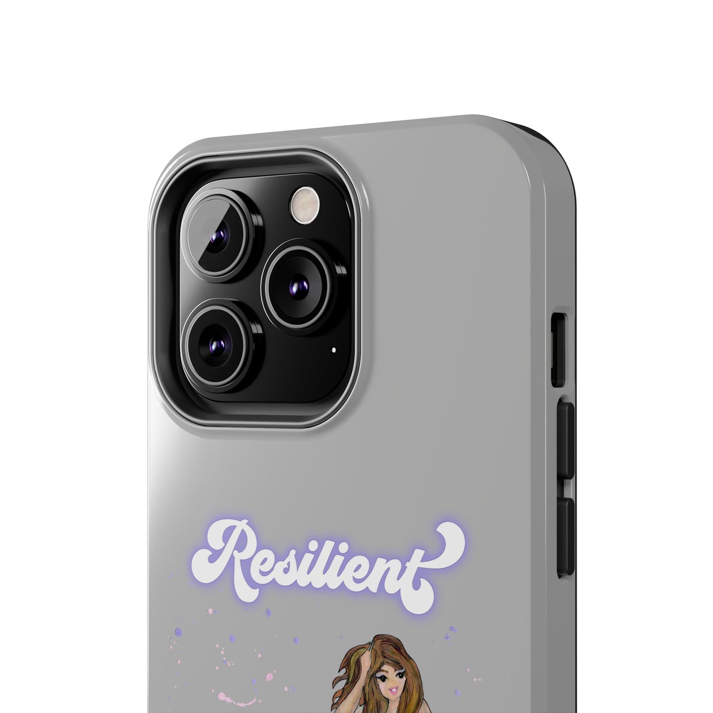 Resilient - Silvery Tough Phone Case
