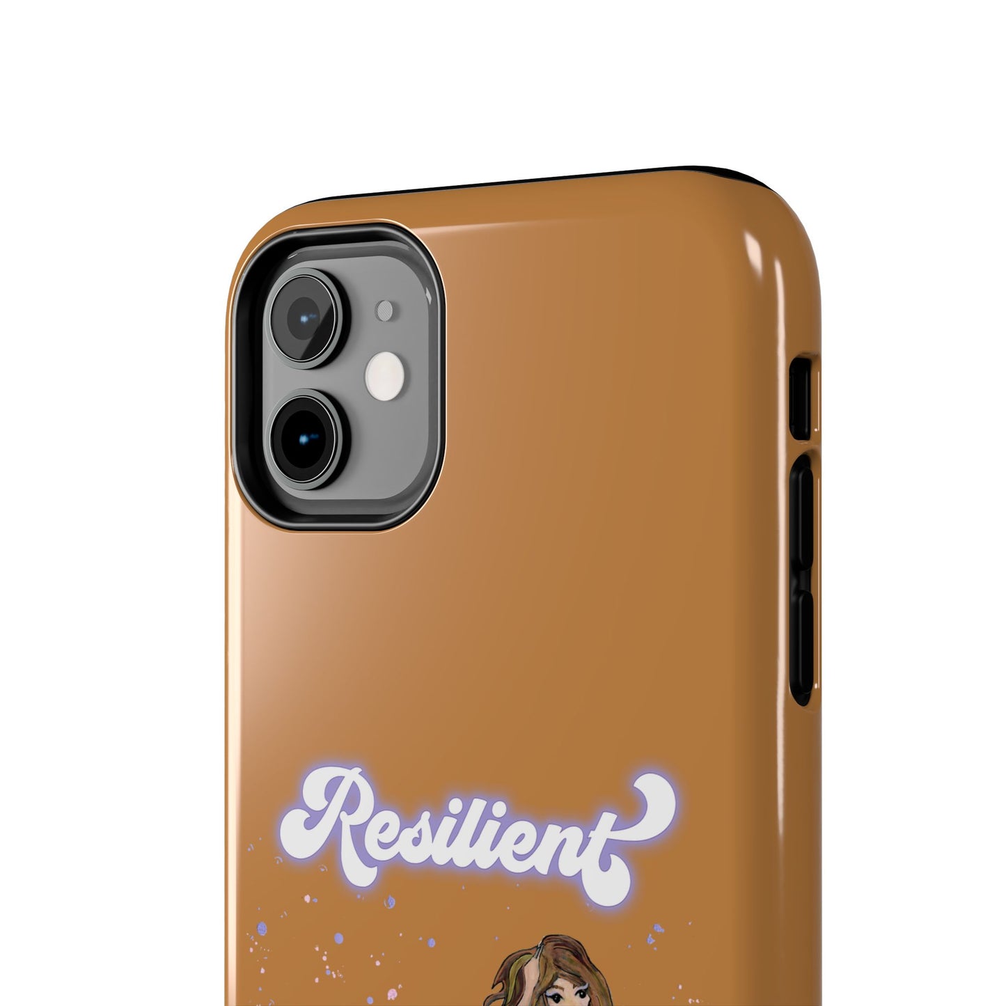 Resilient - Vintage Golden Brown Tough Phone Case