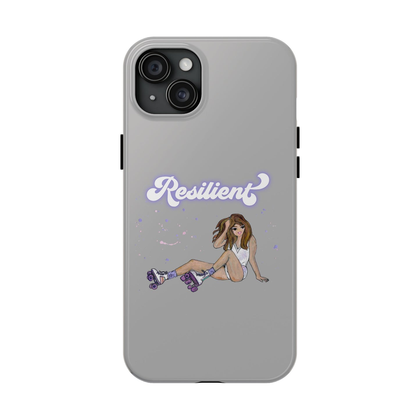 Resilient - Silvery Tough Phone Case