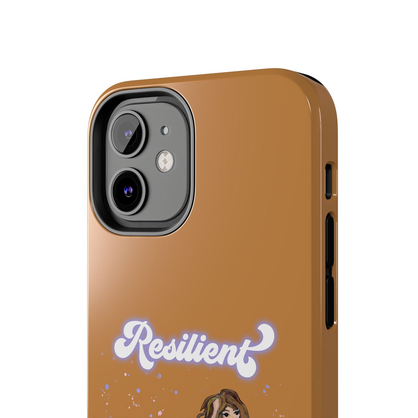Resilient - Vintage Golden Brown Tough Phone Case