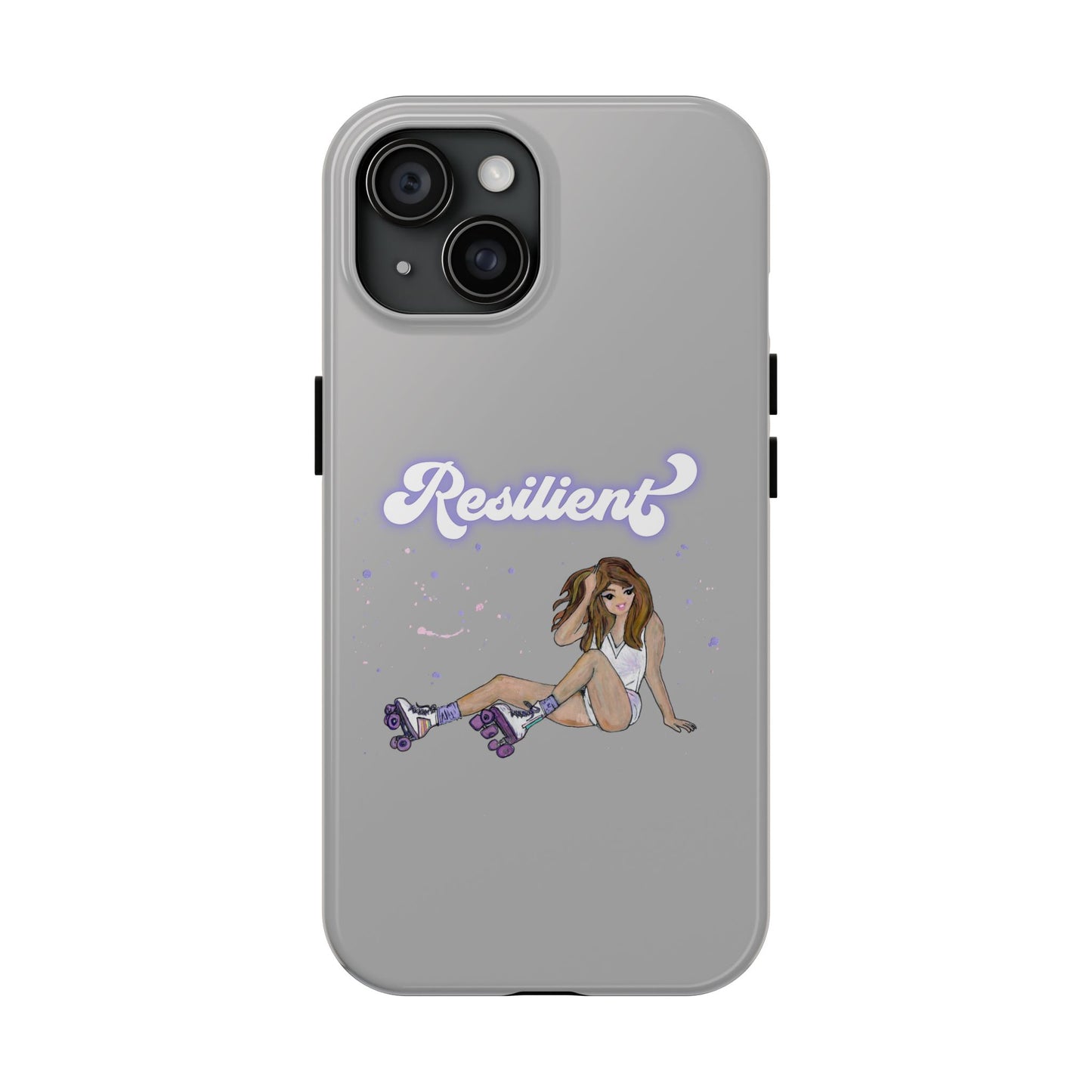 Resilient - Silvery Tough Phone Case
