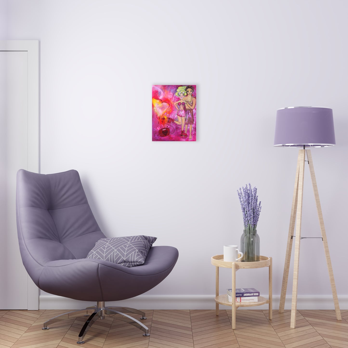 Roller Dawl Meets Her Roller Dandy Acrylic Print