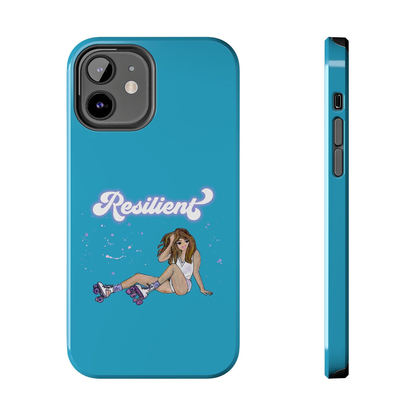 Resilient - Turquoise Tough Phone Case