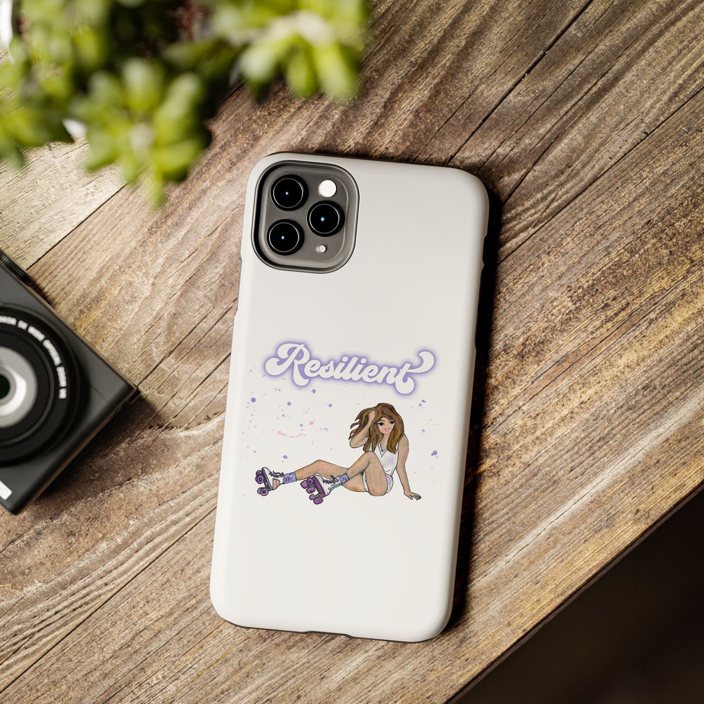 Resilient - White Tough Phone Case