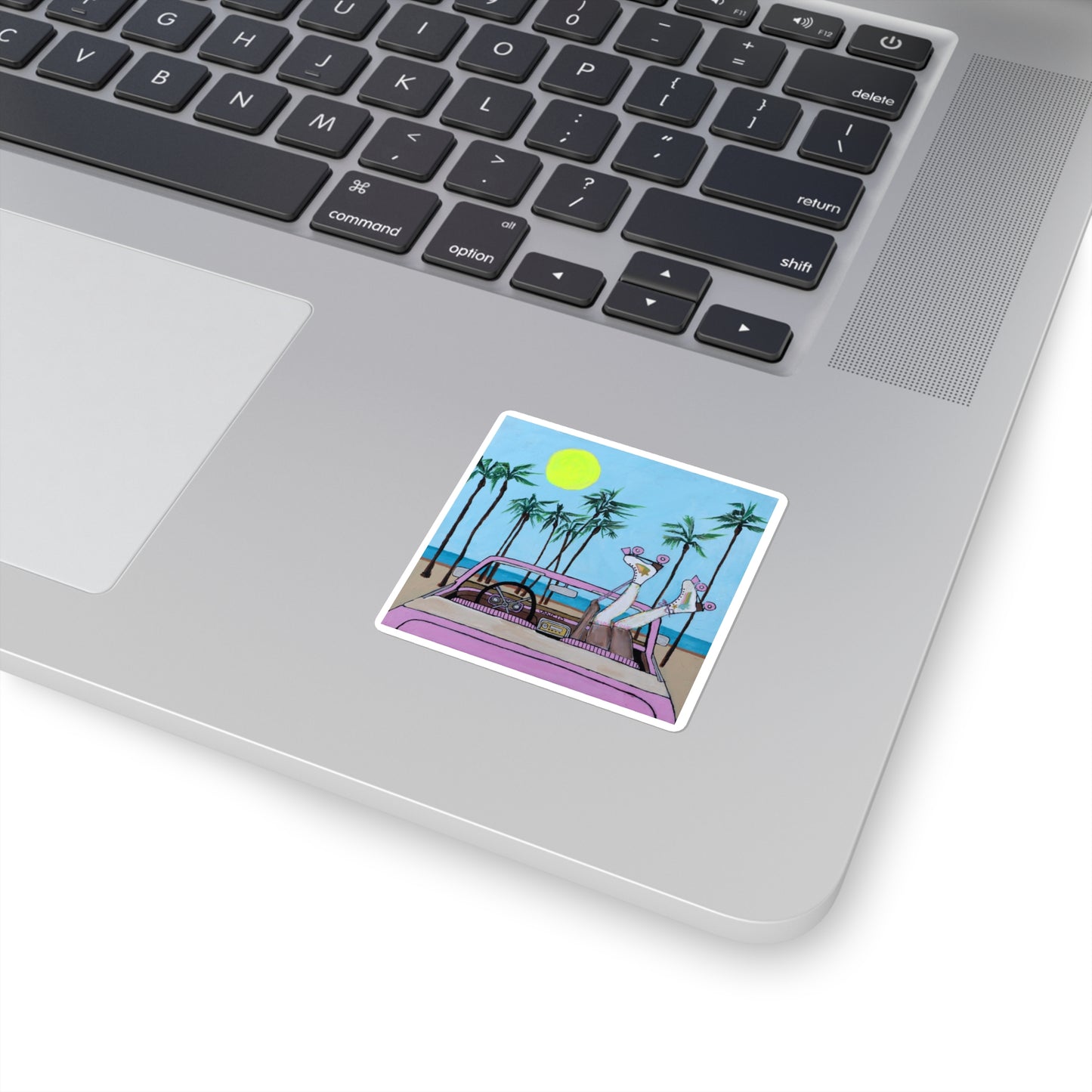 Roller Beach Babe Sticker