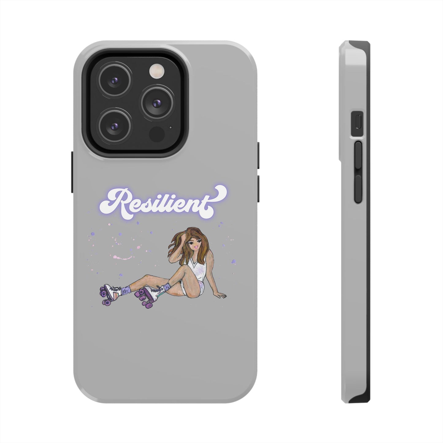 Resilient - Silvery Tough Phone Case