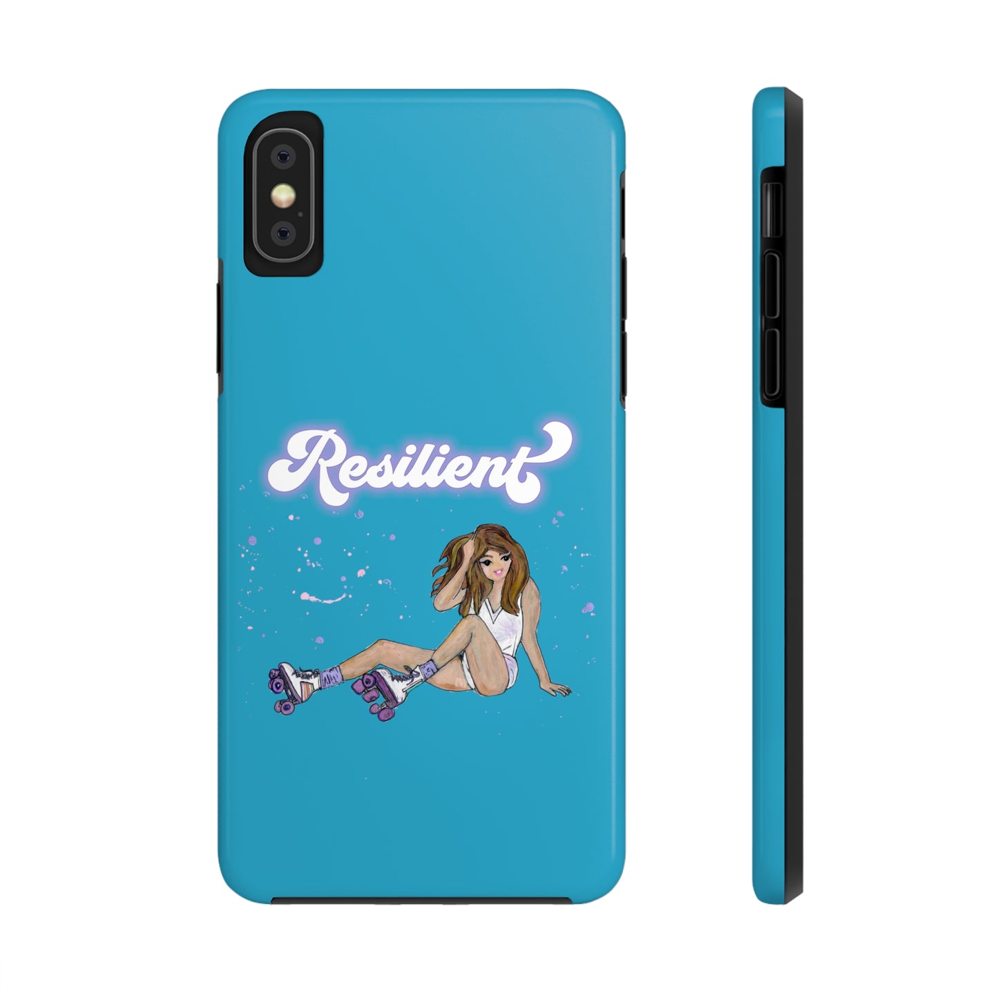 Resilient - Turquoise Tough Phone Case