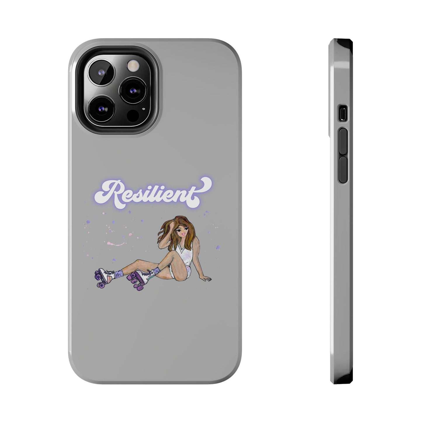 Resilient - Silvery Tough Phone Case