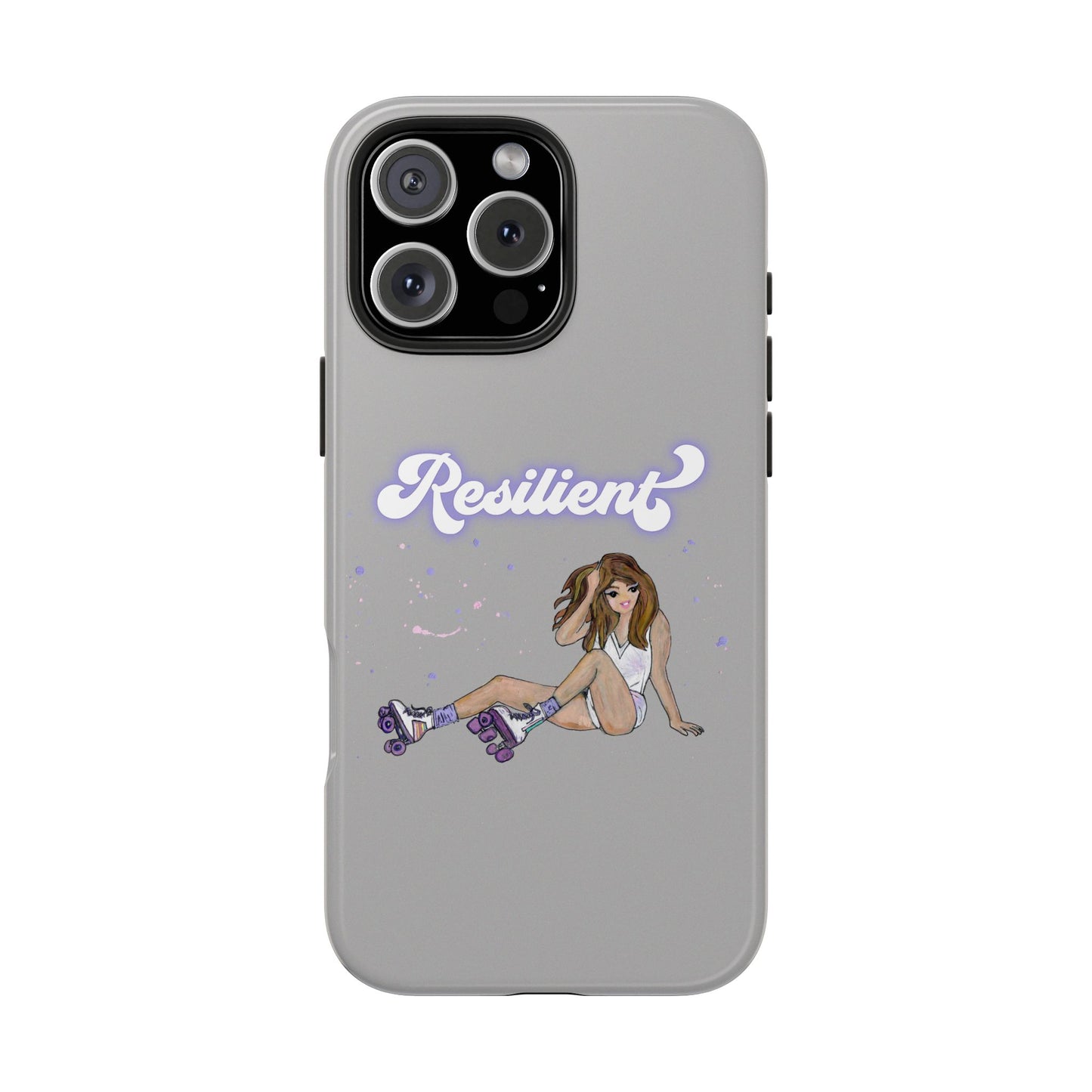 Resilient - Silvery Tough Phone Case